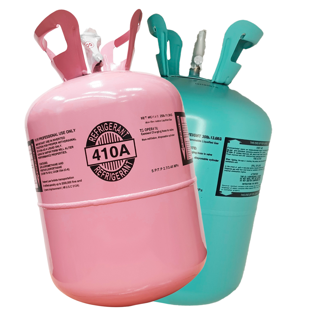 gas refrigerante garrafas
